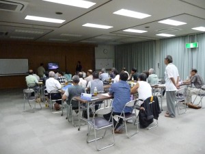 ２０１１年８月２３日実施　昭和３２年災害映像上映会