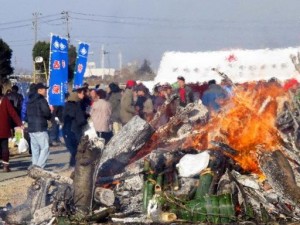 菱野の左義長-2