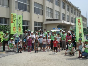 ２０１１年７月２４日（日）実施　親子合同パトロール-1