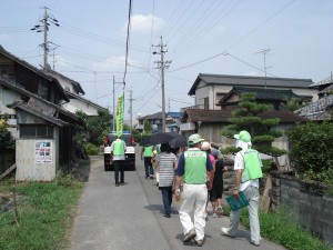 ２０１１年７月２４日（日）実施　親子合同パトロール-2