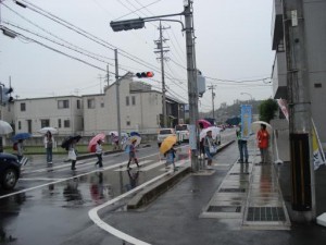 ２０１１年６月１日　あいさつ運動実施！！